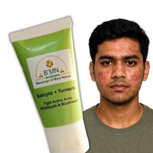 BMN Ayurveda Salicylic Acid + Turmeric Face Cleanser for Oily & Acne-Prone Skin