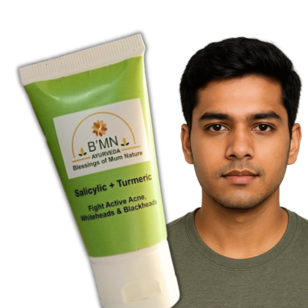 BMN Ayurveda Salicylic Acid + Turmeric Face Cleanser for Oily & Acne-Prone Skin