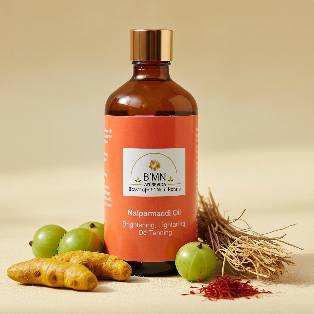 Nalpamaradi Oil - for Brightening & De-Tanning | Ayurvedic Glow Oil