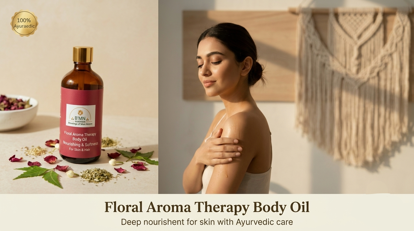 Floral Aroma Therapy Body Oil