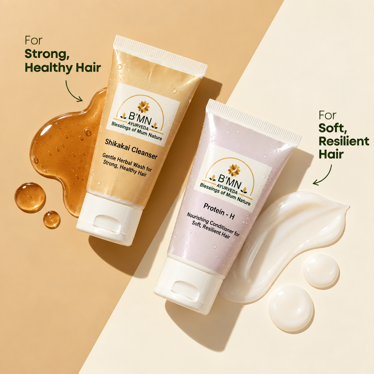 Shikakai and Protein-H Conditioner haircare product